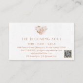 *~* QRロゴフォトフローラテラコッタAR26ヴィンテージ 名刺 (裏面)