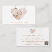 *~* QRロゴフォトフローラテラコッタAR26ヴィンテージ 名刺 (正面/裏面)