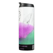 *~* QRロゴユニコーンレインボーカラーシックガーリー タンブラー (回転右)