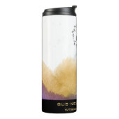 *~* QRロゴレインボーカラー金ゴールドパープルシックガーリー タンブラー (回転左)