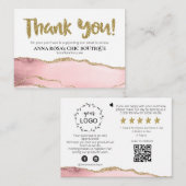 *~* QRロゴレビューブランディングAP8 エンクロージャーカード (正面/裏面)