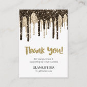 *~* QRロゴAP8 GLAM DRIPSを確認。サンキュー エンクロージャーカード (正面)