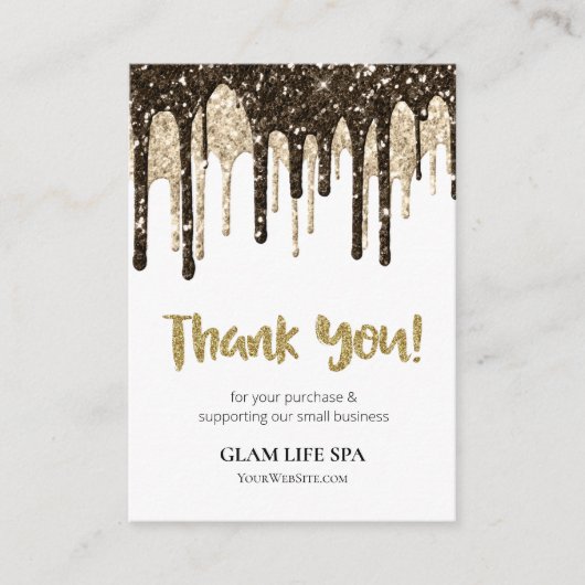 *~* QRロゴAP8 GLAM DRIPSを確認。サンキュー エンクロージャーカード (正面)