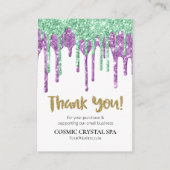 *~* QRロゴAP8 LUXE DRIPSを確認。サンキュー エンクロージャーカード (正面)