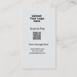 QRロシンプルゴWebサイトemaを追加するミニマルための支払いスキャン 名刺