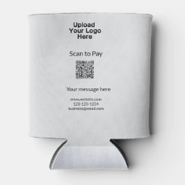 QRロシンプルゴWebサイトemaを追加するミニマルための支払いスキャン 缶クーラー