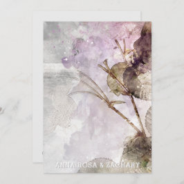 *~* QRヴィンテージバラAR26 - RSVP写真結婚s 招待状