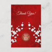 QR中国のコード結婚お金ギフト エンクロージャーカード (裏面)