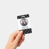 QR付き公証人パブリックIDバッジ バッジ (手持ち)