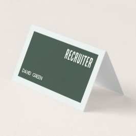 QR付き採用ビジネスカスタムカード 名刺