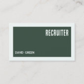 QR付き採用ビジネスカスタムカード 名刺 (正面)