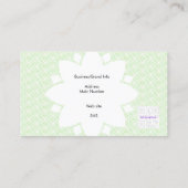 QR付スタイリッシュき名刺 – デコページ 名刺 (裏面)