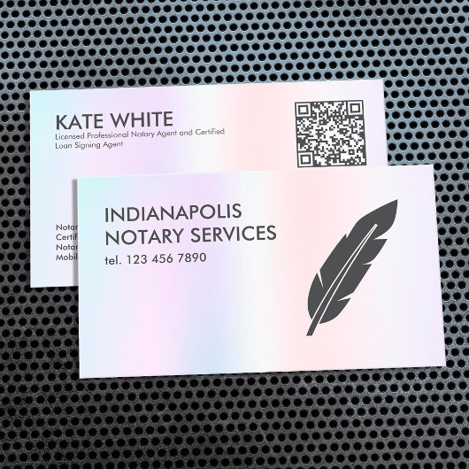 QR公証人・ローン署名業者 名刺