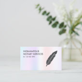 QR公証人・ローン署名業者 名刺 (スタンド正面)