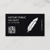 QR公証人 名刺 (正面)