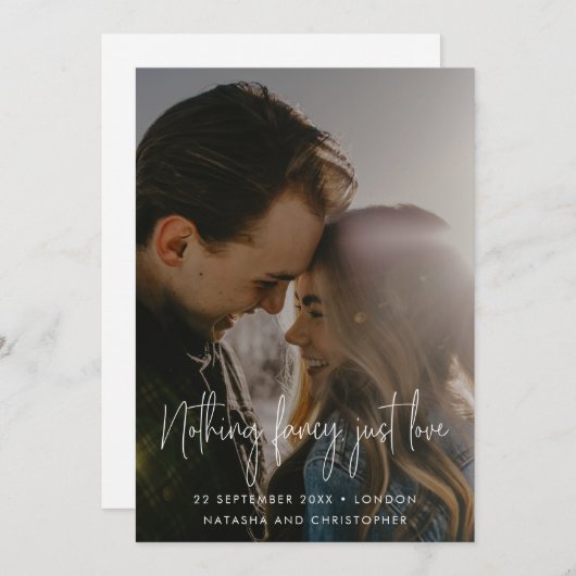 QR写真ファンシーが好きでない結婚こと セーブザデート (正面/裏面)