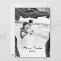 *～* QR写真RSVP AR13 AGATE Black 結婚' Invi