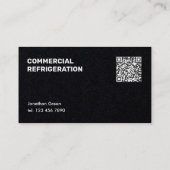 QR冷凍会社 名刺 (裏面)