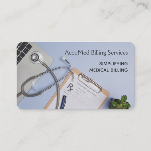 QR医療請求 名刺 (正面)