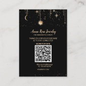 *～* QR太陽宇宙天球月面ジュエリー  名刺 (裏面)