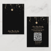 *～* QR太陽宇宙天球月面ジュエリー  名刺 (正面/裏面)