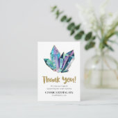 *~* QR宇宙結晶ロゴAP8レビューありがとう エンクロージャーカード (スタンド正面)