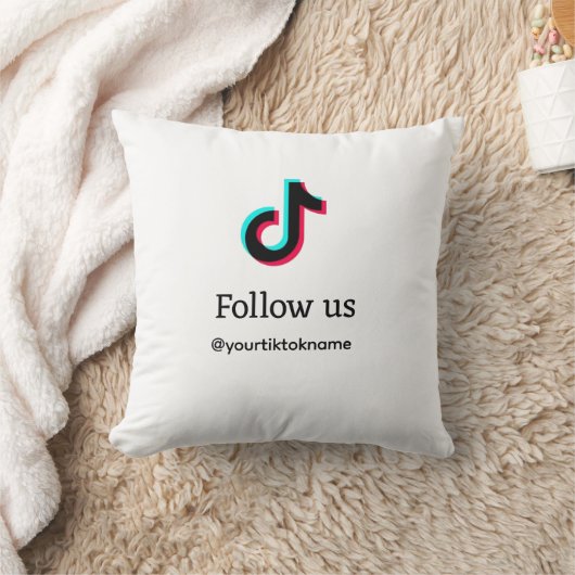 QR後を追文字の追加 クッション (ブランケット)