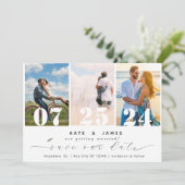 QR救コードテンプレートとのデート 招待状 (スタンド正面)