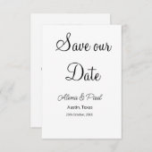 QR日救付け加え写真の日付白黒 エンクロージャーカード (正面/裏面)