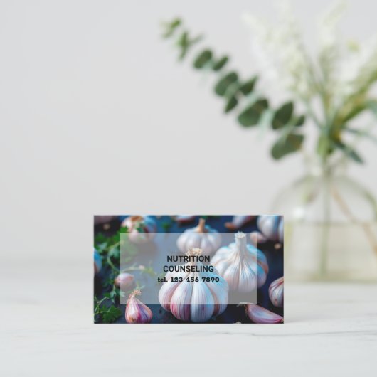 QR栄養士栄養士 名刺 (スタンド正面)