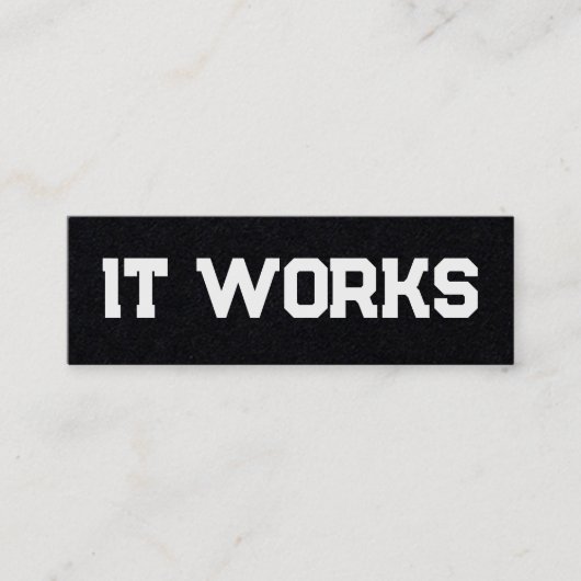 QR機能 スキニー名刺 (正面)