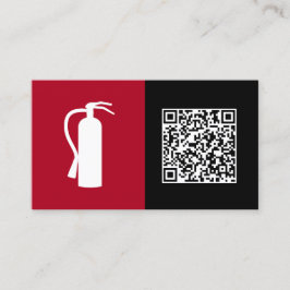 QR火災安全 名刺