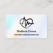 QR看護助手CNA 名刺 (正面)
