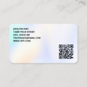 QR看護助手CNA 名刺 (裏面)