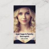 QR結婚と家族セラピスト コーリングカード (正面)