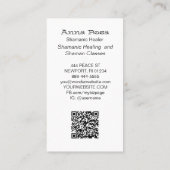 *~ QR聖シャーマンドリームキャッチャー部族シャーマン 名刺 (裏面)