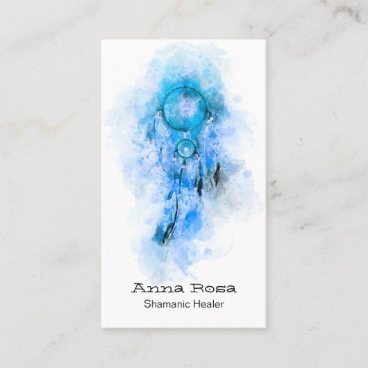 *~ QR聖シャーマンドリームキャッチャー部族シャーマン 名刺 (正面)