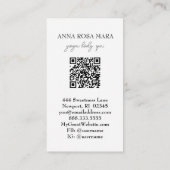 *~* QR航海のビーチ砂波海アート海AR7 名刺 (裏面)