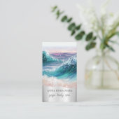 *~* QR華美ビーチ波海海AR7砂 名刺 (スタンド正面)