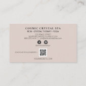 *～* QR謝礼バラ金ゴールドハート ロイヤリティカード (裏面)