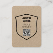 🛡️ QR警察官名刺 名刺 (正面)