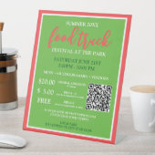 QR購入チケット – サマーフードトラックフェスティバル 台座サイン (インサイチュ)