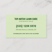 🍃 QR造園芝刈機 名刺 (裏面)