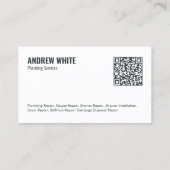 QR配管工 名刺 (裏面)