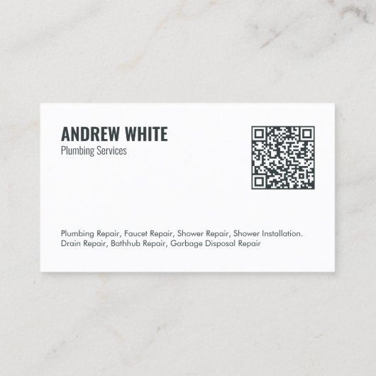 QR配管工 名刺 (裏面)