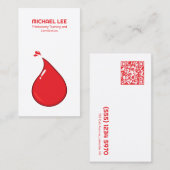 QR静脈切除術 名刺 (正面/裏面)