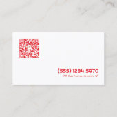 QR静脈切除術 名刺 (裏面)