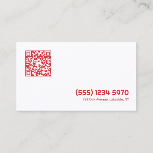 QR静脈切除術 名刺 (裏面)