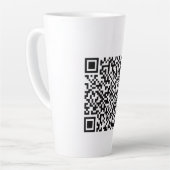 QR カフェラテマグ (左アングル)