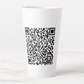 QR カフェラテマグ (正面)